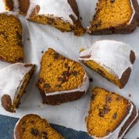 Pumpkin Chocolate Chip Cake