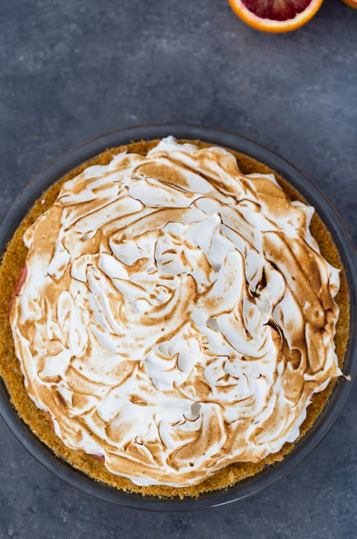 Blood Orange Meringue Pie