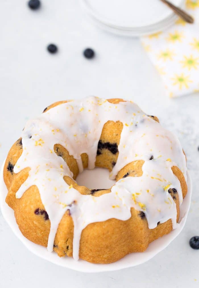 Blueberry Lemon Pound Cake