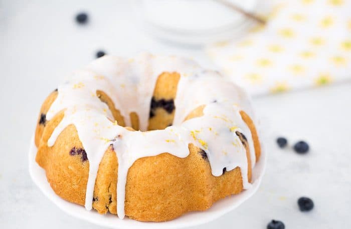 Blueberry Lemon Pound Cake