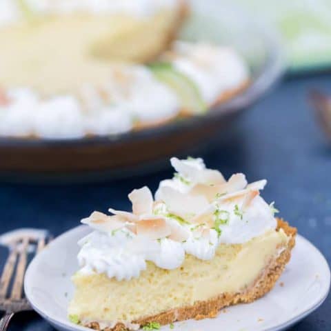 Coconut Key Lime Pie