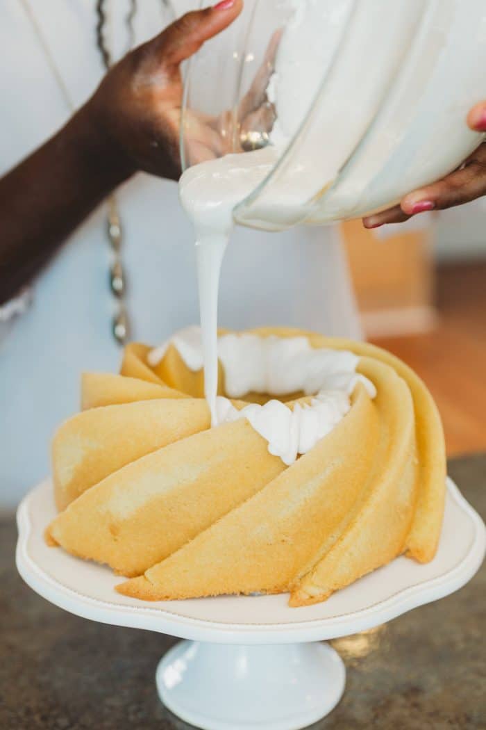 coconut lavender bundt cake