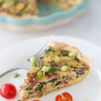 Spinach Bacon Quiche