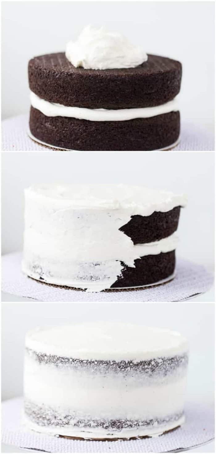 How To Frost A Layer Cake Step By Step Instructions And Pictures