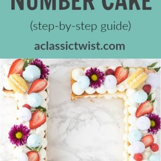 how to make a number cake