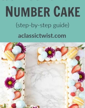 How To Make A Number Cake Easy Step By Step Guide