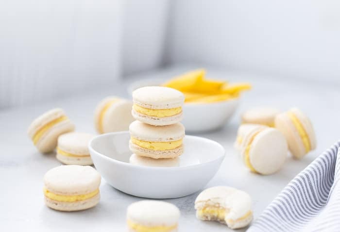 Mango Macarons