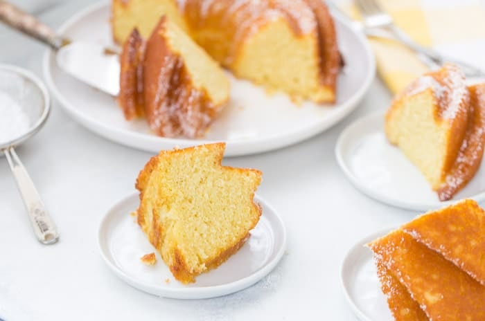 Yogurt Passion Fruit Bundt Cake with Passion Fruit Icing