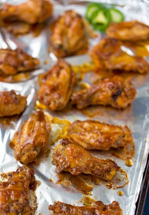 Sweet and Spicy Pineapple Jalapeno Chicken Wings