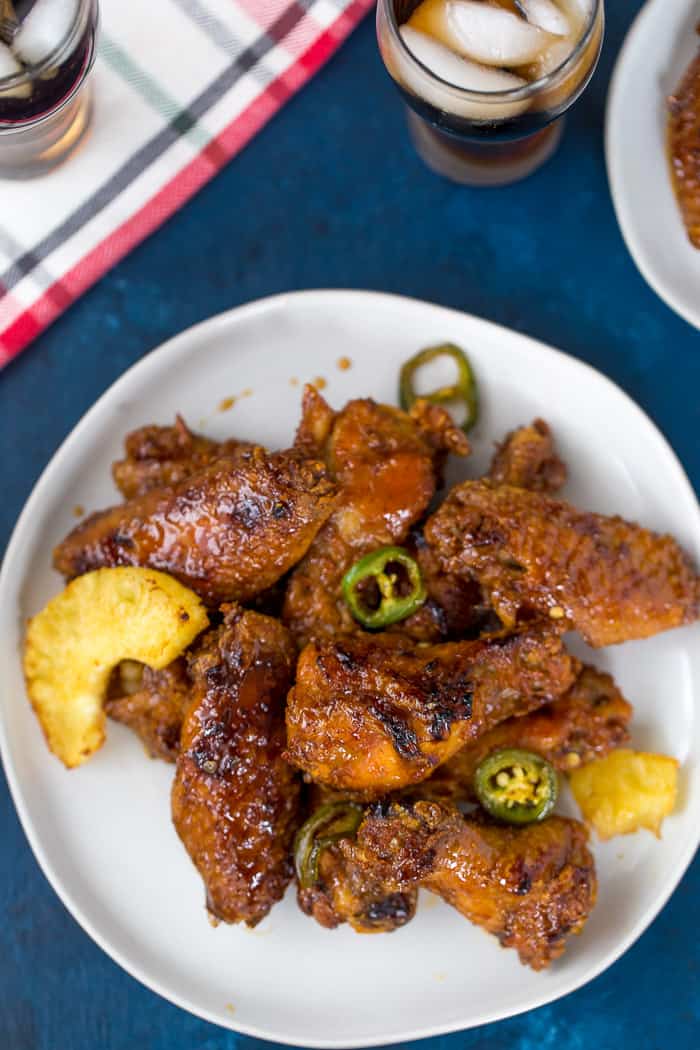 Sweet and Spicy Pineapple Jalapeno Chicken Wings