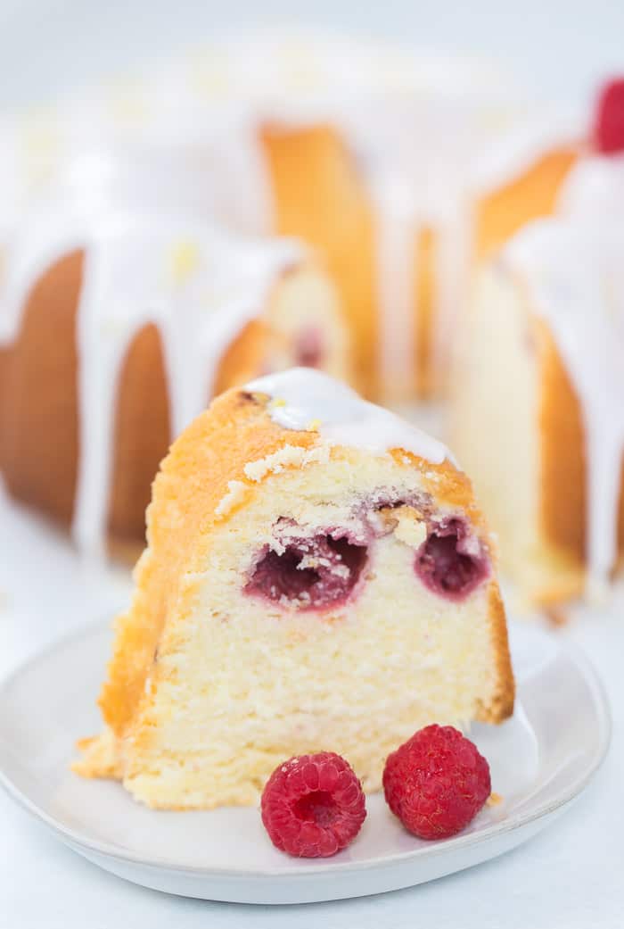 Raspberry Lemonade Pound Cake