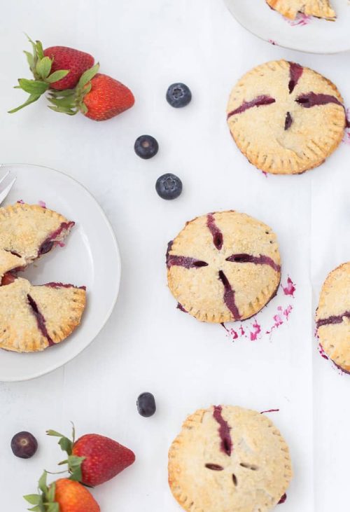 double berry hand pies