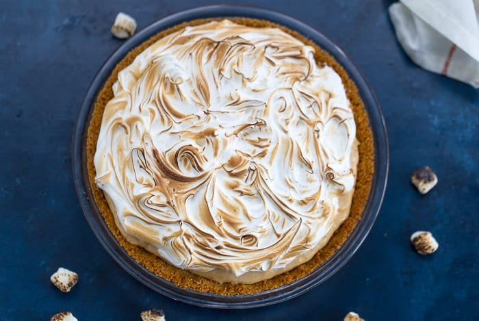 Peanut Butter S'mores Pie 