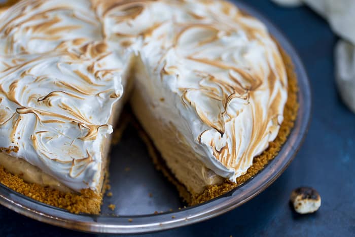 Peanut Butter S'mores Pie 