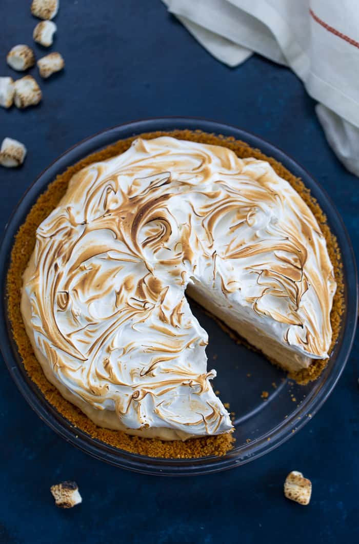 Peanut Butter S'mores Pie 