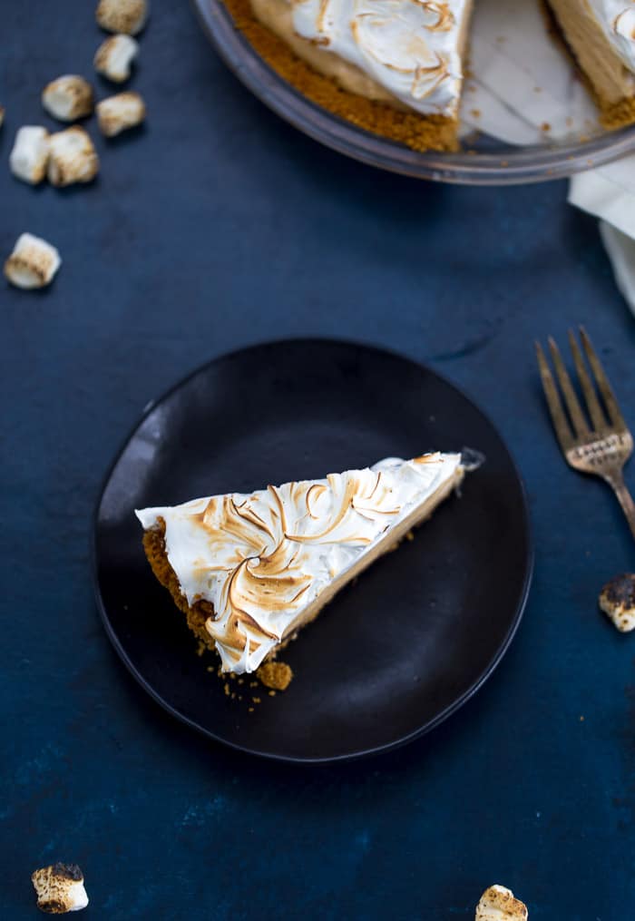 Peanut Butter S'mores Pie 