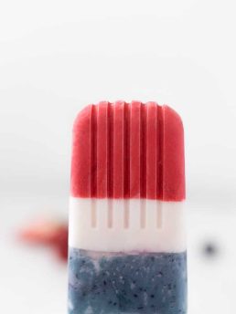 Red, White and Blue Popsicles