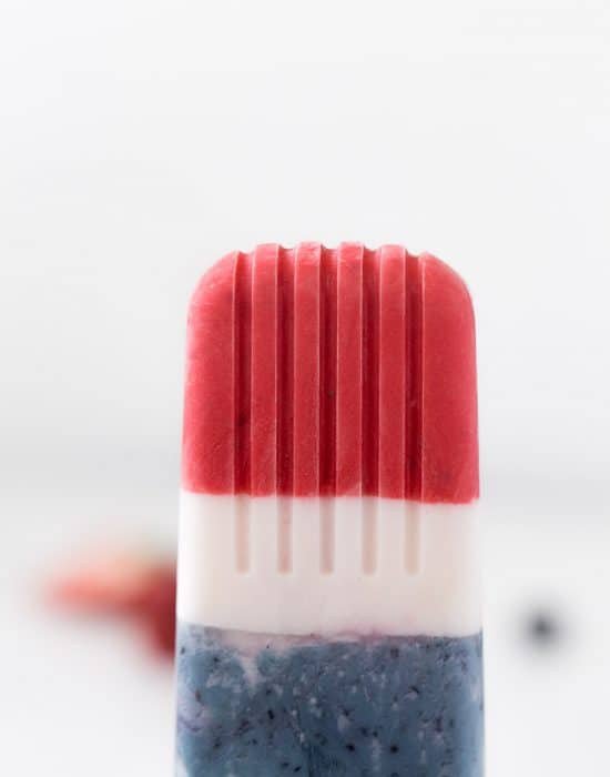 Red, White and Blue Popsicles