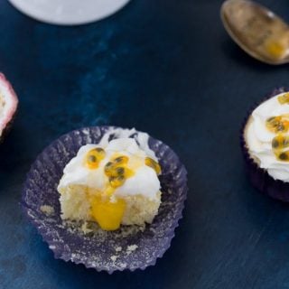 Tropical Passion Fruit Cupcakes