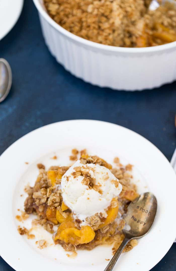 Peach Crumble Recipe