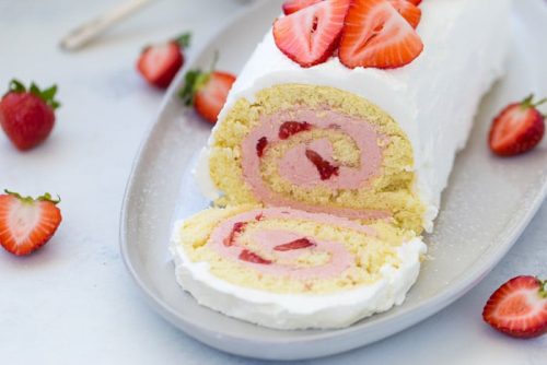 Summer Strawberry Roll Cake - A Classic Twist