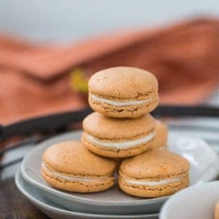 Pumpkin Spice Latte Macarons