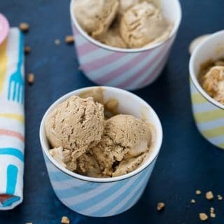 No-Churn Coffee Caramel Ice Cream