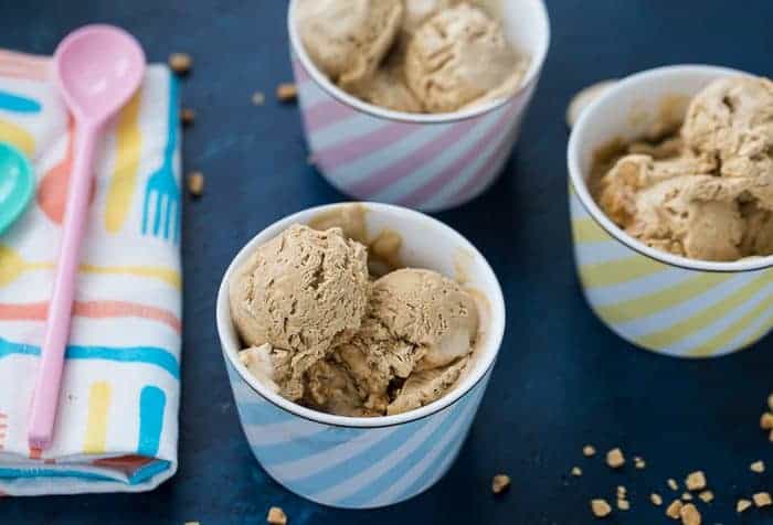 No-Churn Coffee Caramel Ice Cream