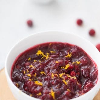 Homemade Cranberry Sauce Recipe