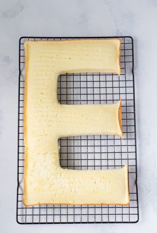 Easy StepByStep on How to Make A Letter Cake