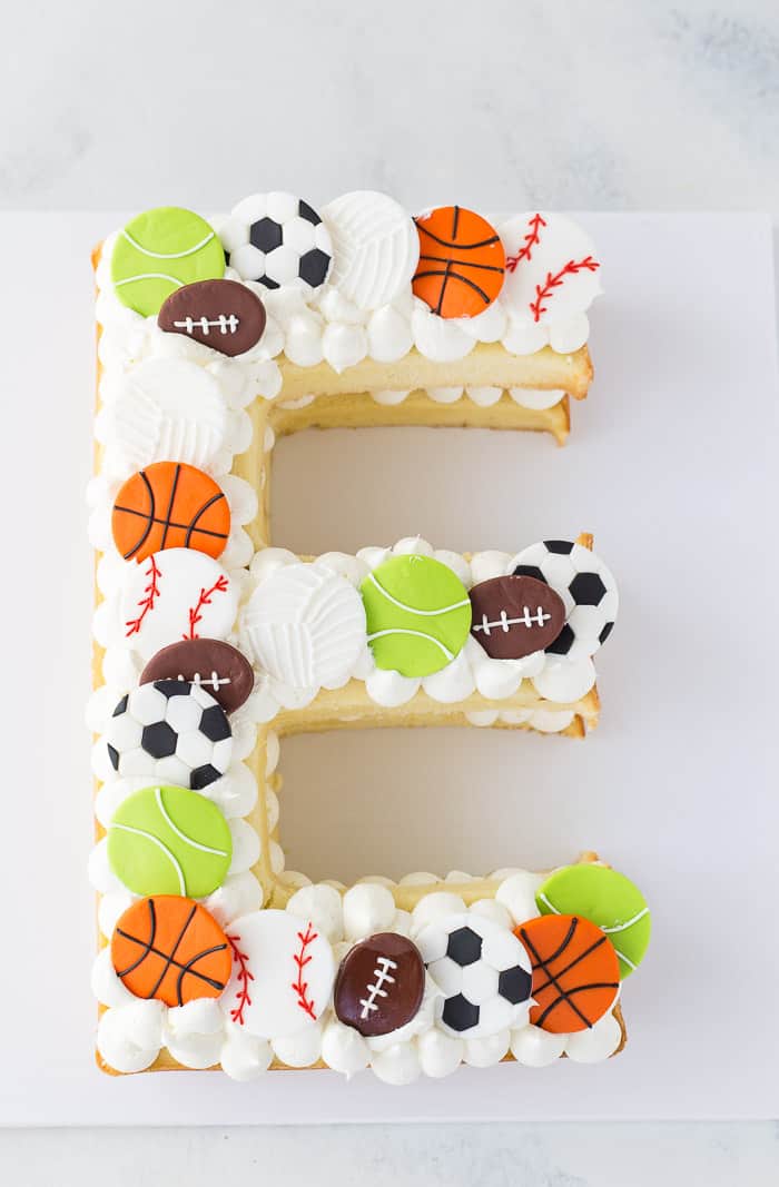 Easy To Make Alphabet Cake  Letter Cake Decorating Ideas 