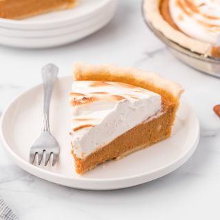 Sweet Potato Pie with Maple Marshmallow Topping