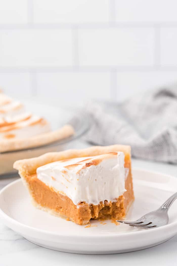 Sweet Potato Pie with Maple Marshmallow Topping