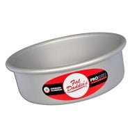 Fat Daddio's Anodized Aluminum Round Cake Pan, 6 Inches by 2 Inches