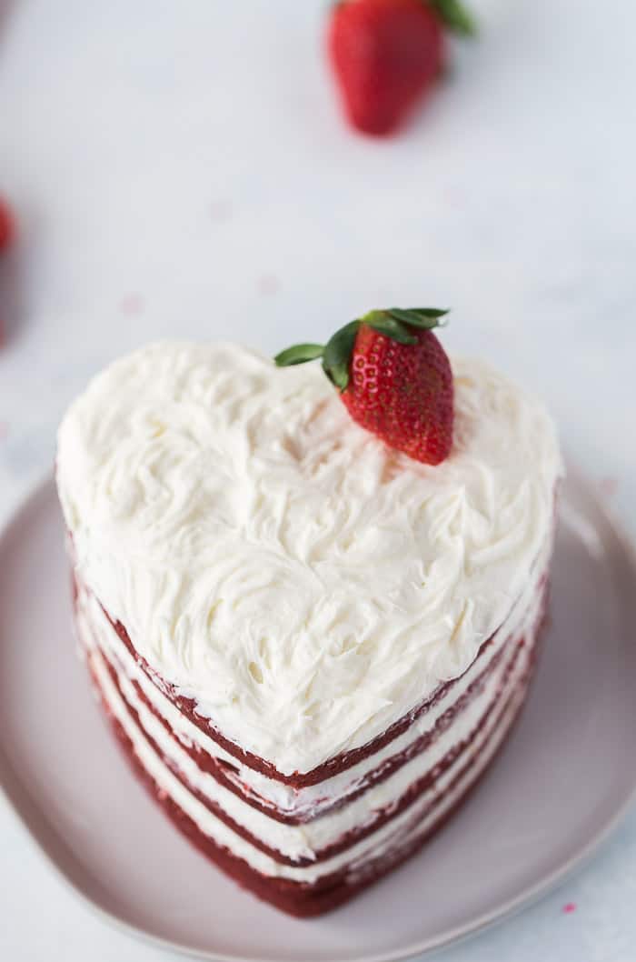 Heart-Shaped Red Velvet Bundt Cake