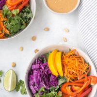 Thai Salad with Peanut Sauce Dressing