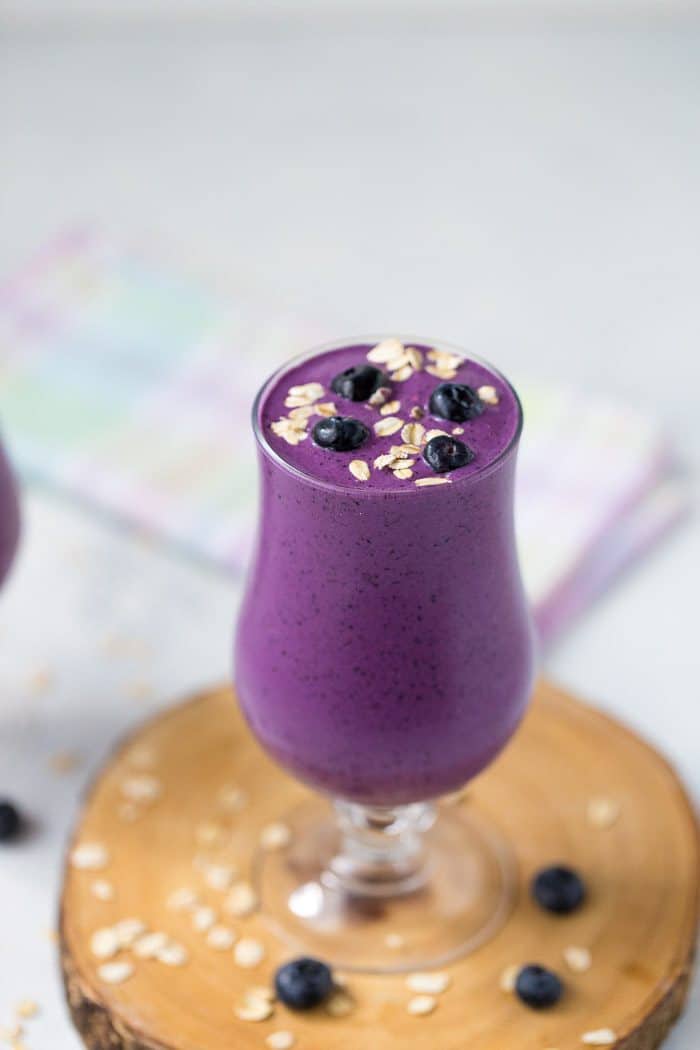 Blueberry Oatmeal Smoothie