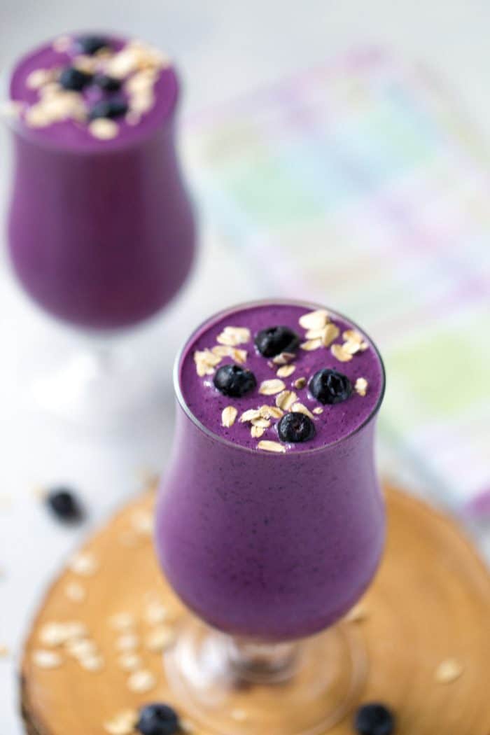 Blueberry Oatmeal Smoothie