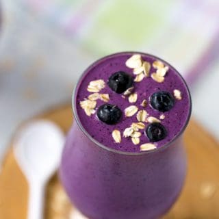 Blueberry Oatmeal Smoothie