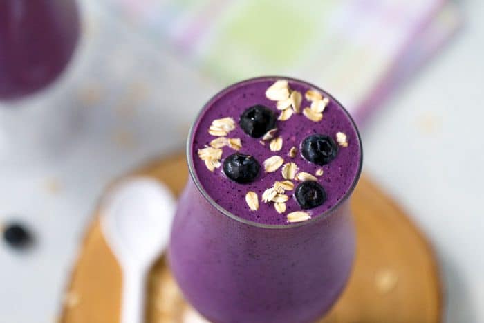 Blueberry Oatmeal Smoothie