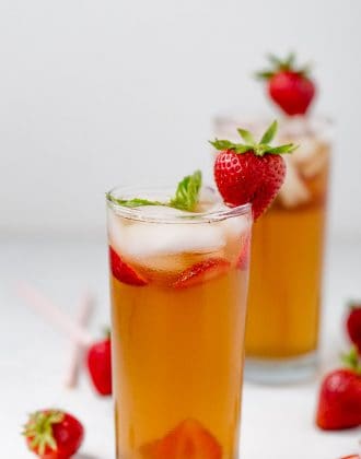 Strawberry Basil Iced Tea