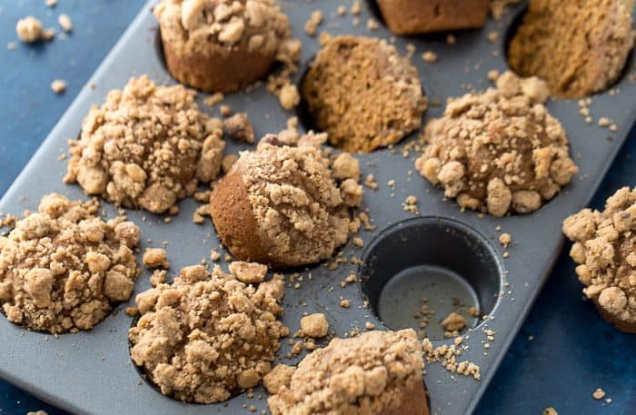 Browned Butter Pumpkin Spice Muffins