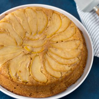 maple spiced pear cake