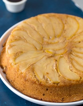 maple spiced pear cake