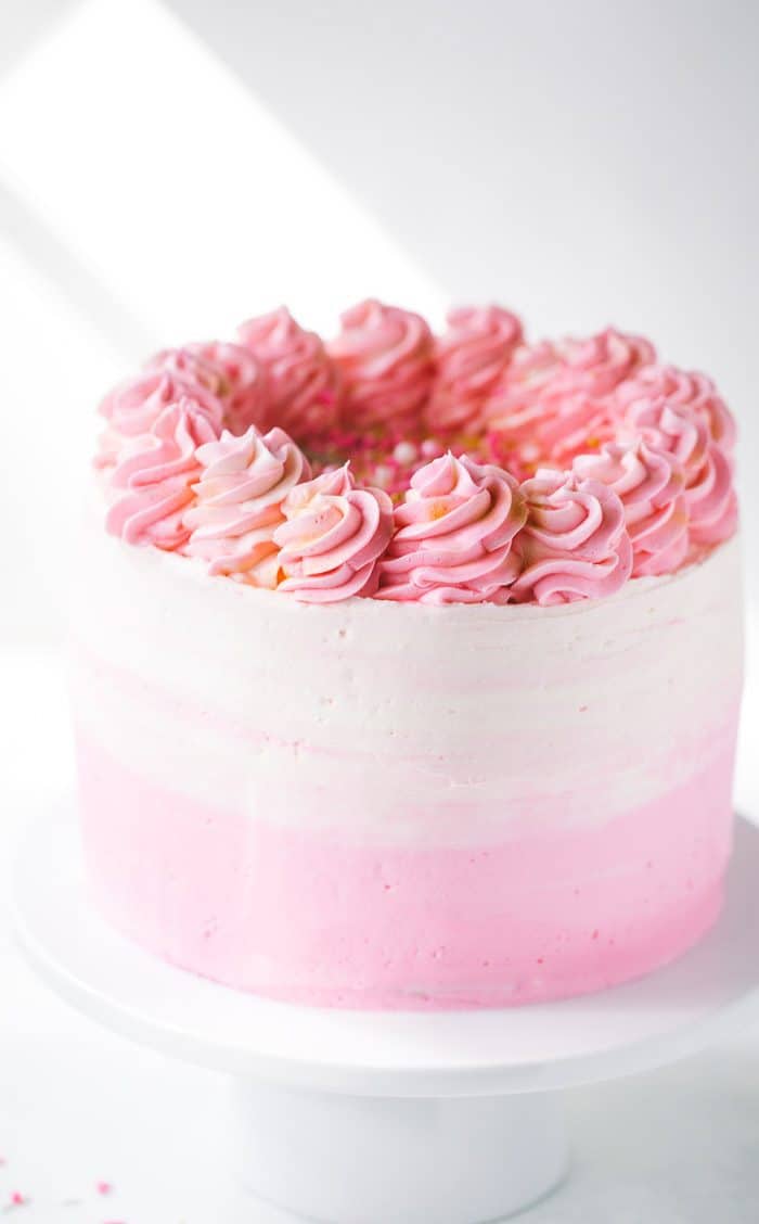 Pink Ombre Cake