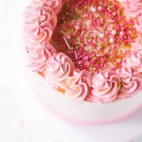 Pink Ombre Cake - Wilton