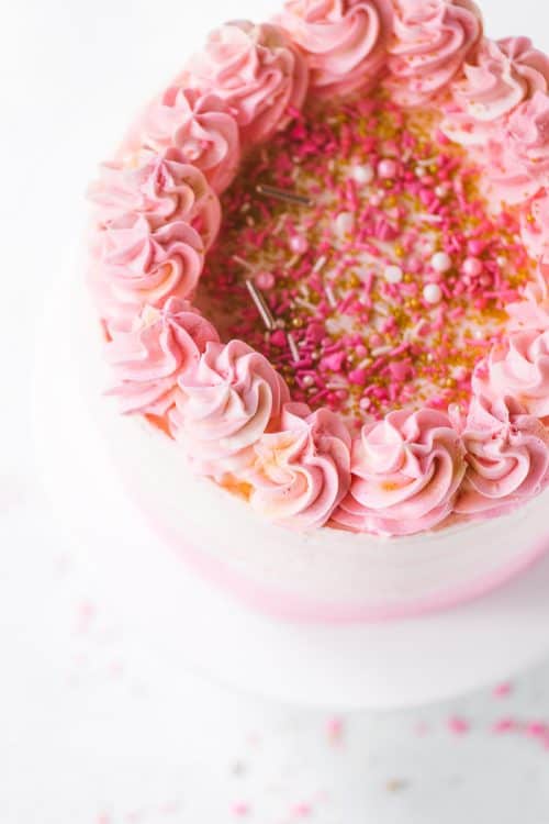 Pink Ombre Cake - A Classic Twist