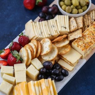 making a cheeseboard for entertaining