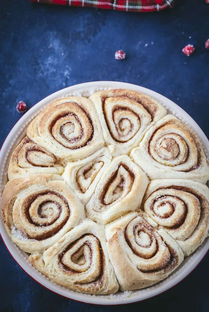 eggnog cinnamon rolls