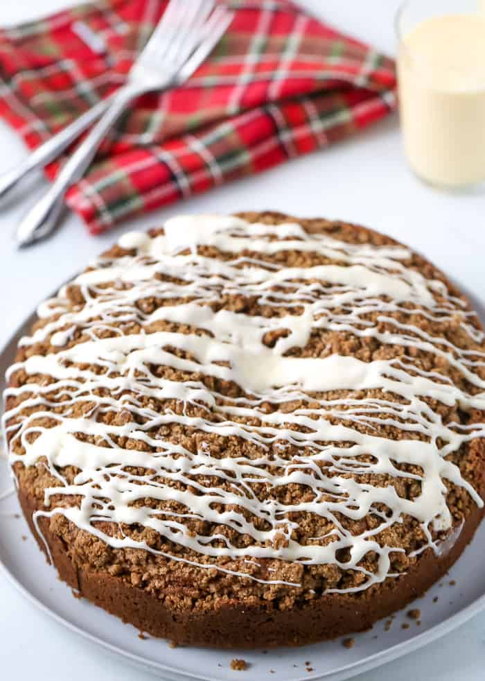 Eggnog Coffee Cake